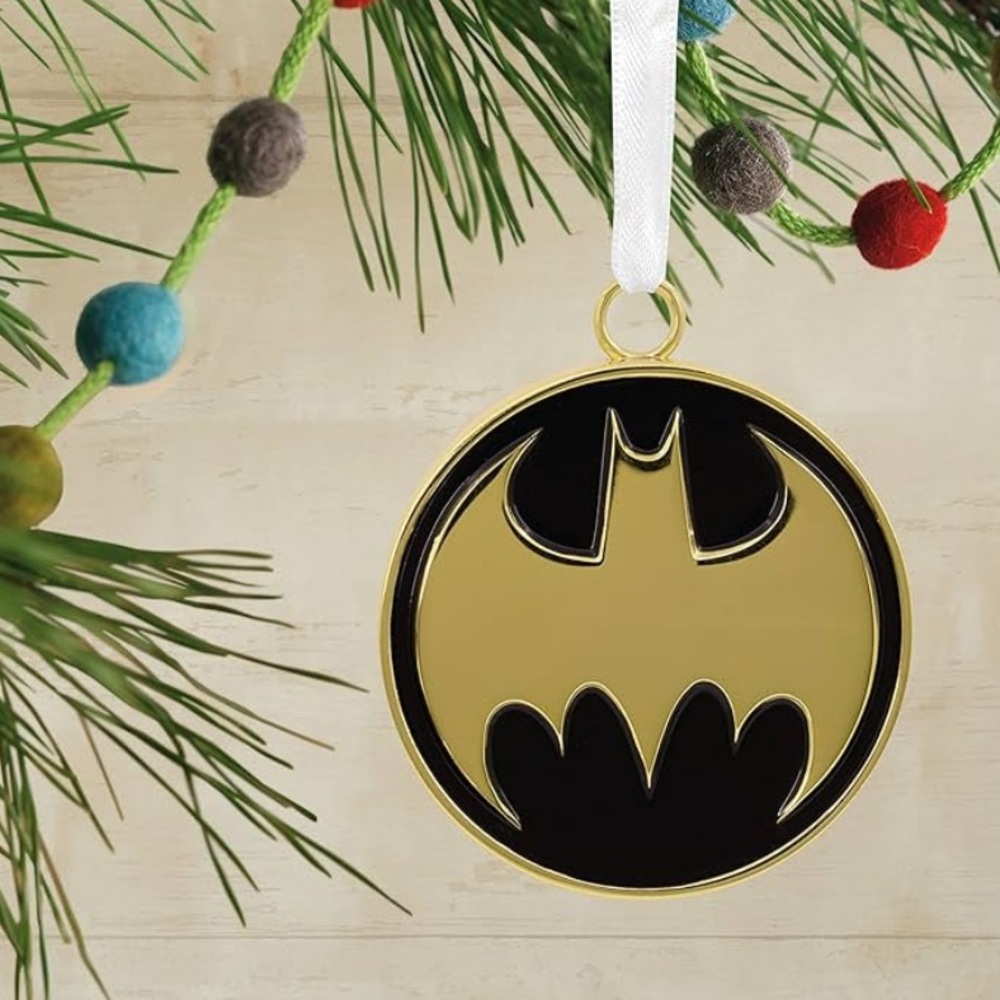 Hallmark Premium Batman Christmas Tree Ornament* black & gold - Picture 2 of 3